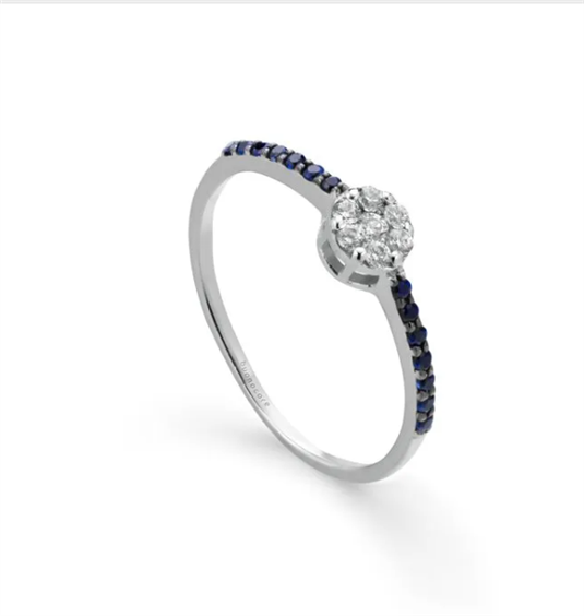 Ringe Buonocore Dame in Rosègold Diamante 0.12 Ct 376A05MP - 376A05MP